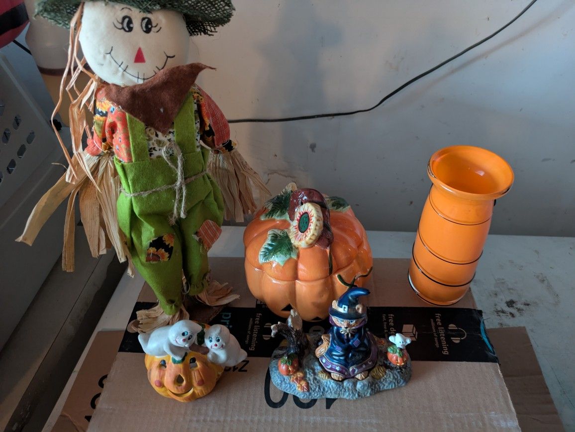 Candle Holders And Fall Things $15