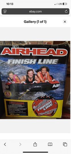 Air Head Finish Line inflatable towing raft