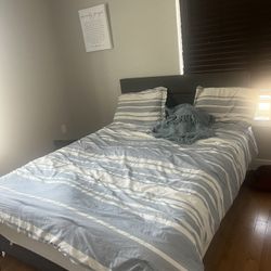 Queen Size Bed Plus Mattress 