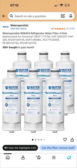 Samsung fridge water filters