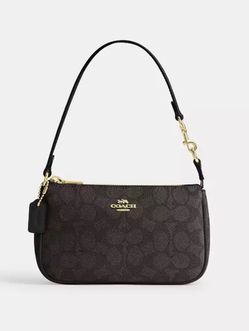 Coach NOLITA 19 SIG CANVAS Gold/Walnut/Black