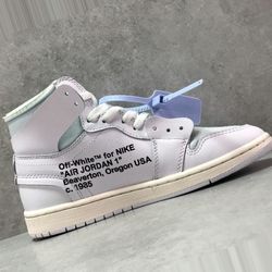 Jordan 1 High Off White White 16