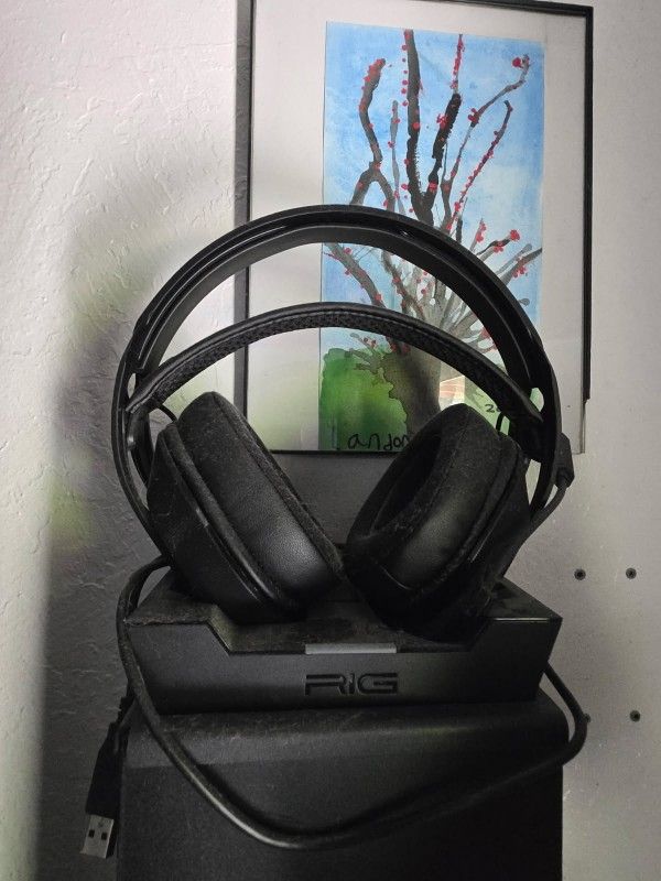X Box X And Games Headphones Annd Wallmount
