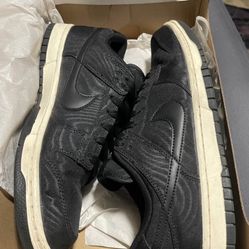 Nike dunk 'Black Canvas' 10w/8.5m
