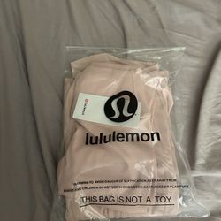 Brand New Pink Define Jacket Nulu with Leggings Full Lululemon set Size 2 Women