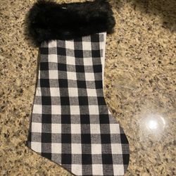 Christmas Stockings Black And White