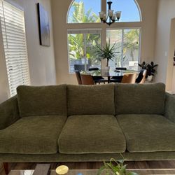 Marques Heritage Green Fabric Sofa & Arm/Accent Chair