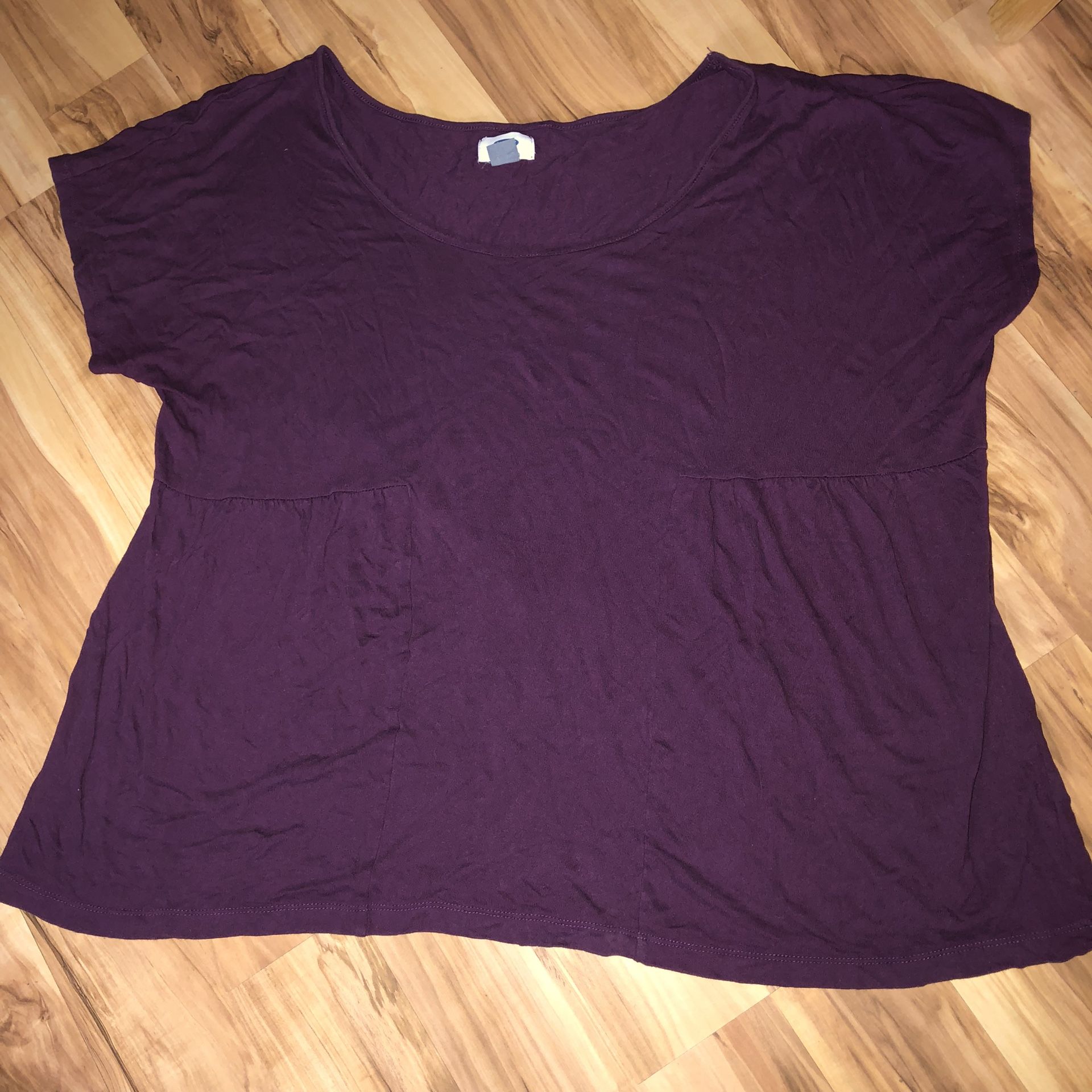 Old Navy Plum Babydoll Top Size XXL 