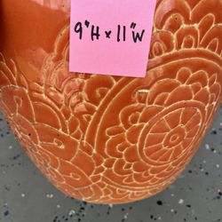 Orange Planter Pot