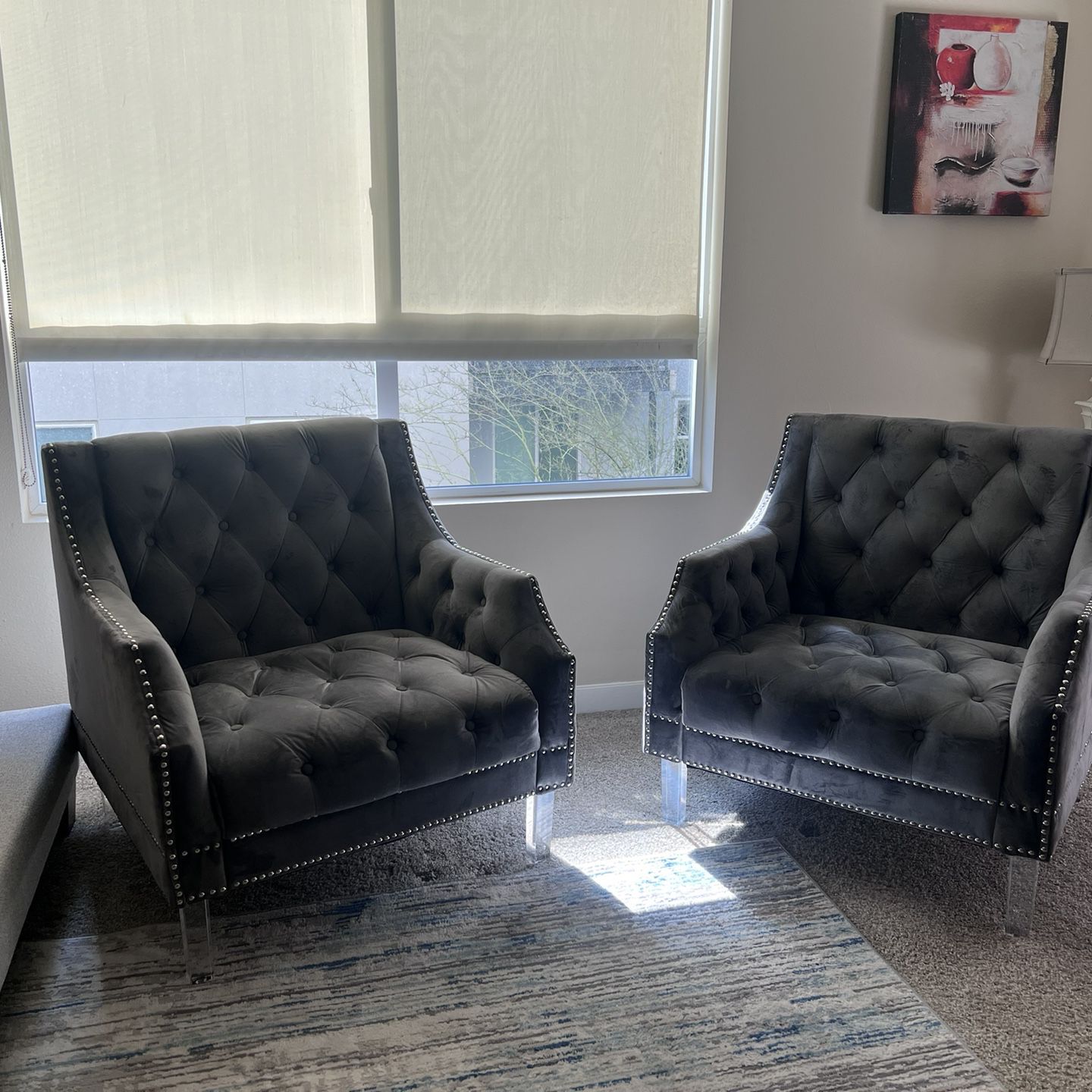 Gray Accent Chairs! $279 EACH 