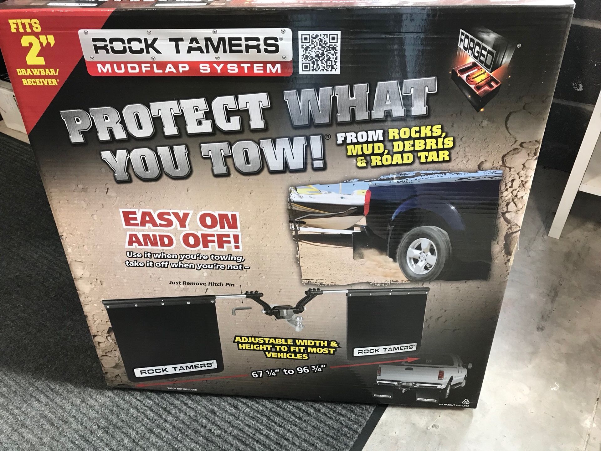 Rock Tamers Mud Flaps for 2” hitch