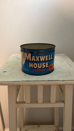 Antique Maxwell House Coffee Can