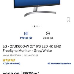4K Monitor 