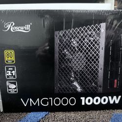 Rosewill VMG 1000W 80+ Gold, ATX 3.0 & 3.1 Compatible, Full Modular Low-Noise Power Supply