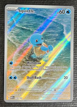 Squirtle Holo Rare Pokémon Card 170/165