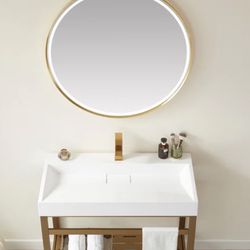 Vanity Desk & Mirror