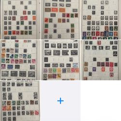 Old germany stamps Hitler WW2 era postage stamps 1870 to 1940s