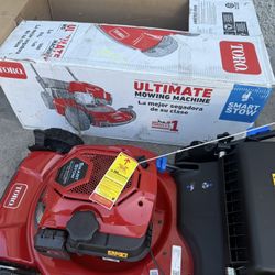 Lawmover toro recycle smart stow  like new costumer return to Home Depot $420 firm