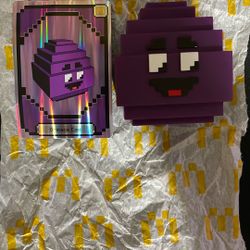 Grimace Egg w/ Valid Code McDonald’s x Minecraft
