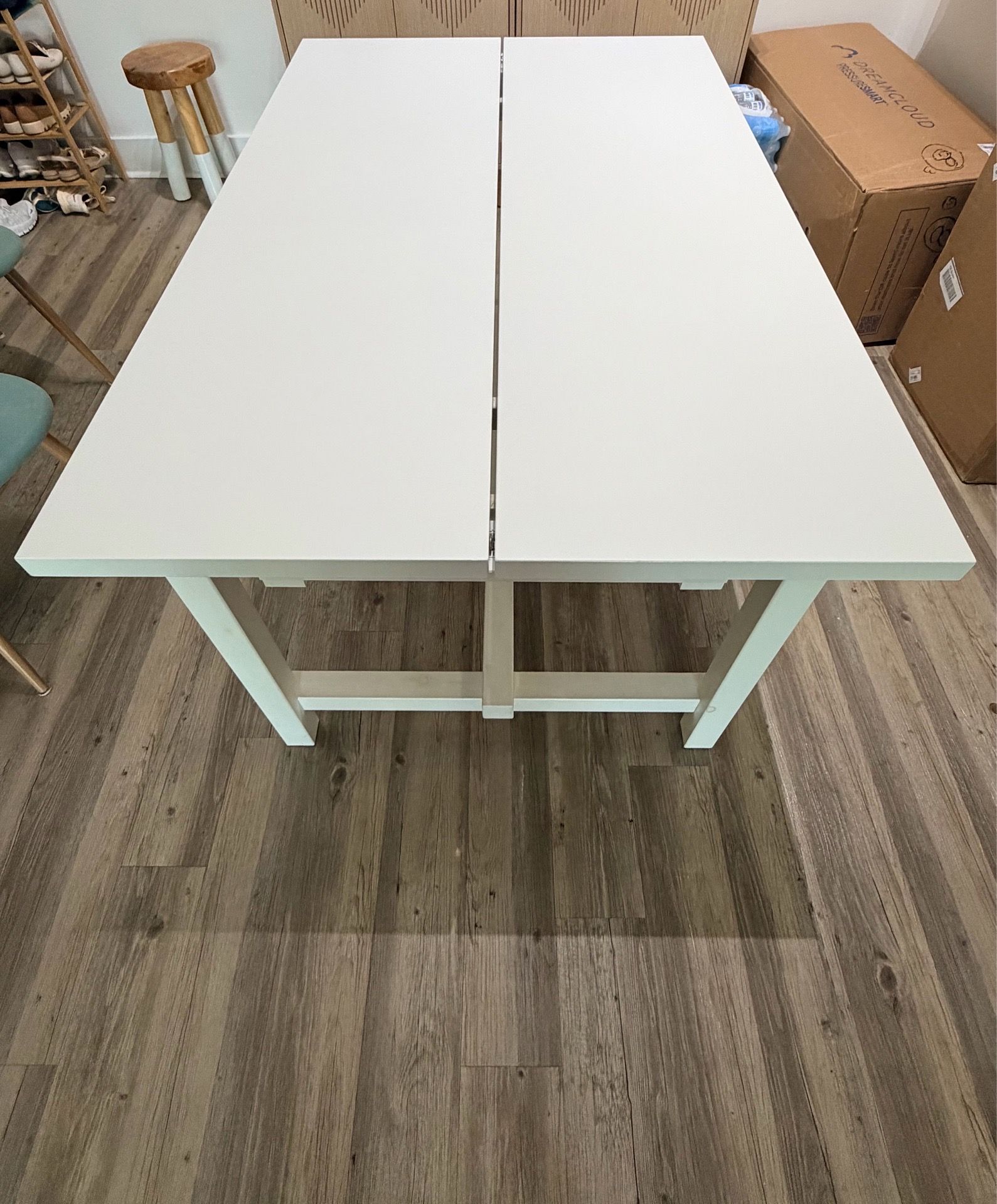 White Extendable Dining Table – IKEA NORDVIKEN