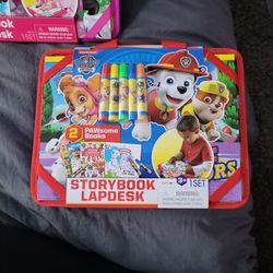 Paw Patrol Storybook Lapdesk Activity Set