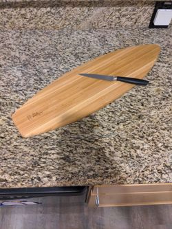 Island Bamboo Surfboard Cutting Board