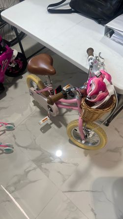 Kid bicycle and motorcycle