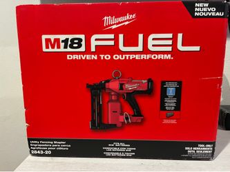 M18 FUEL 18-Volt Lithium-Ion Brushless Cordless Utility Fencing Stapler ‼️Tool-Only‼️NO BATTERY - NO CHARGER