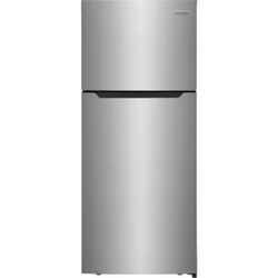 28 in. 18 cu. ft. Top Freezer Refrigerator in Fingerprint-Resistant Stainless Look, ENERGY STAR