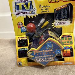 Namco Pac-Man 5 Original Arcade Games Just Plug To Tv