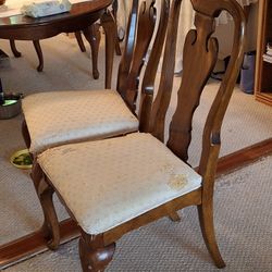 Dining Table Chairs-Queen Anne 