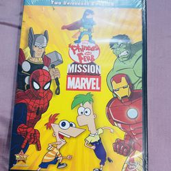 Disney Phineas and Ferb: Mission Marvel Factory Sealed DVD 