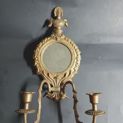 Vintage Wall Mounted Candelabra 