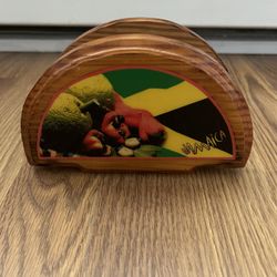 Vintage Wooden Napkin Holder