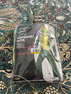 Spirit halloween monty gator five nights at freddys costume youth medium