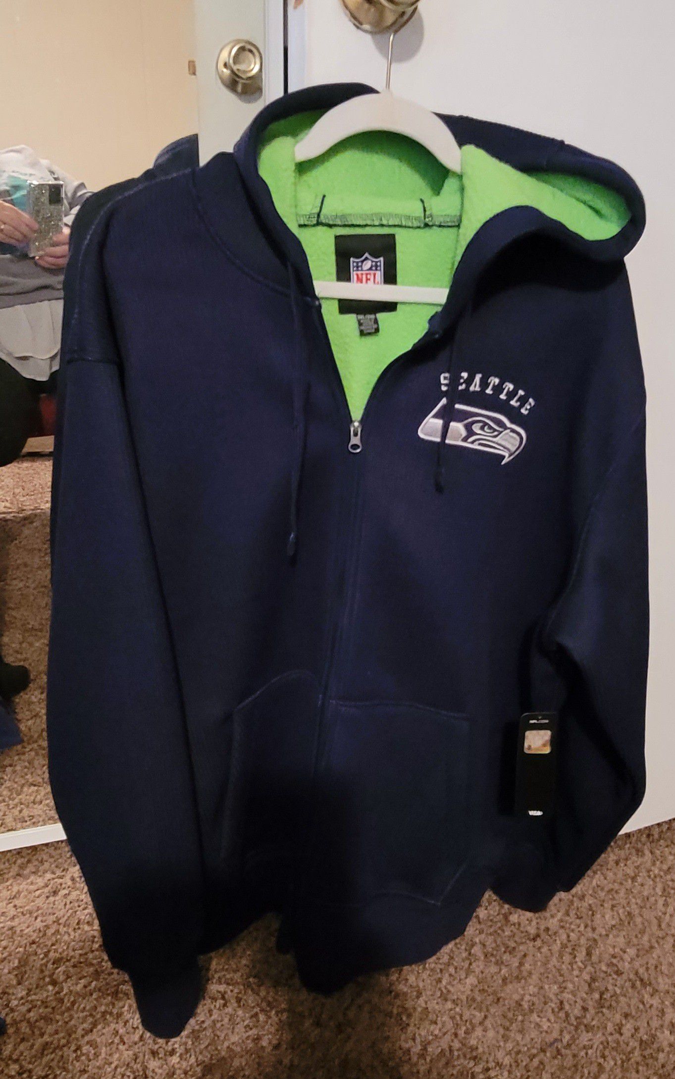 Football Seattle Seahawks Plus Size 3 X Women's Or Men , New With Tags , Football Sports Christmas Shopping , Gifts Present