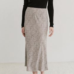 Rachel Zoe Caramel Animal Print Maxi Skirt Size 10