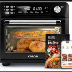 COSORI Smart 12-in-1 Air Fryer Toaster Oven Combo, Airfryer Convection Oven Countertop, Bake, Roast, Reheat, Broiler, Dehydrate, 75 Recipes & 3 Access