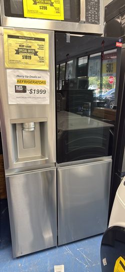 LG Refrigerator 27 cu ft side by side