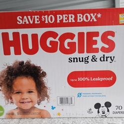 Huggies Snug and Dry Disposable Diapers Size 7 - 70 ct
