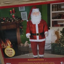 Animated 6ft. SANTA CLAUS SINGING