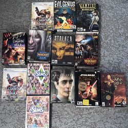PC Games Collection Boxes DVDs 
