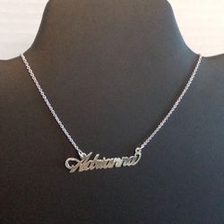 Sterling Silver Custom Name Necklace