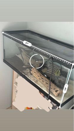 ·* 31"x 14" Glass Reptile Terrarium / Enclosure - OBO