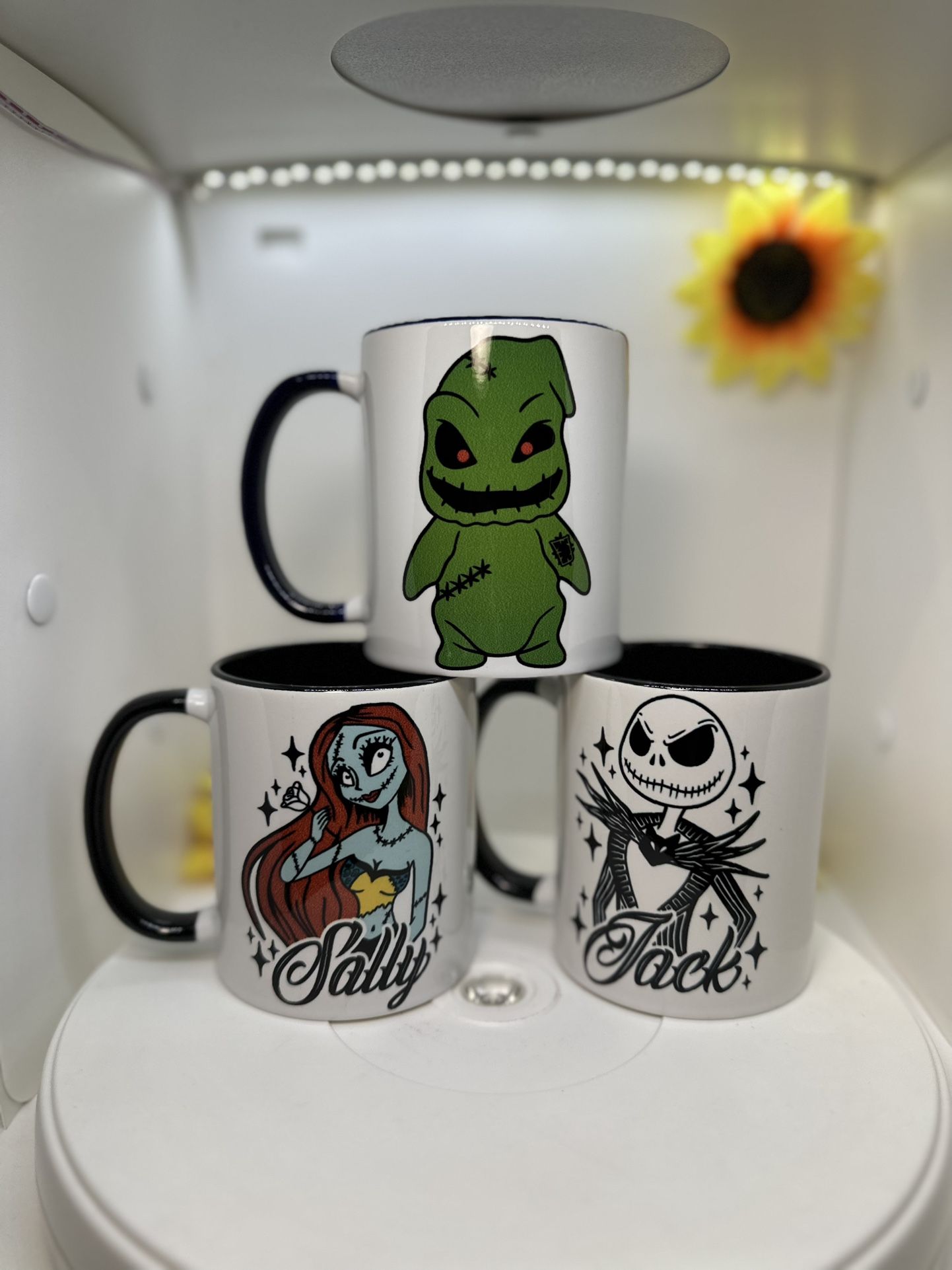 Jack, Sally & Oogie boogie Coffee Mugs