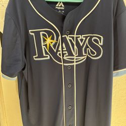 Tampa Bay Rays Jersey No Name XL