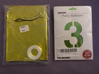 Balloons for 3rd Birthday