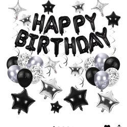 Happy Birthday Balloons Inflated 