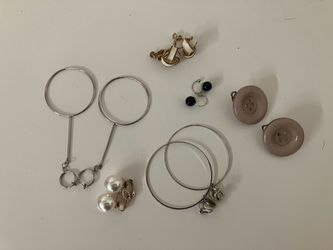 Assorted Clip-on Earrings Collection, Ear Clips