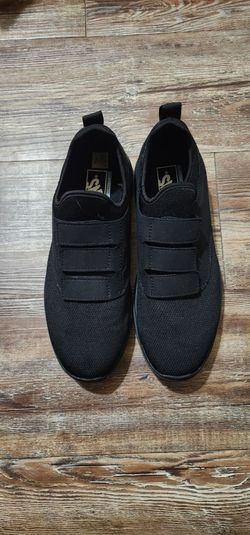 Vans Black Velcro Strap Sneakers